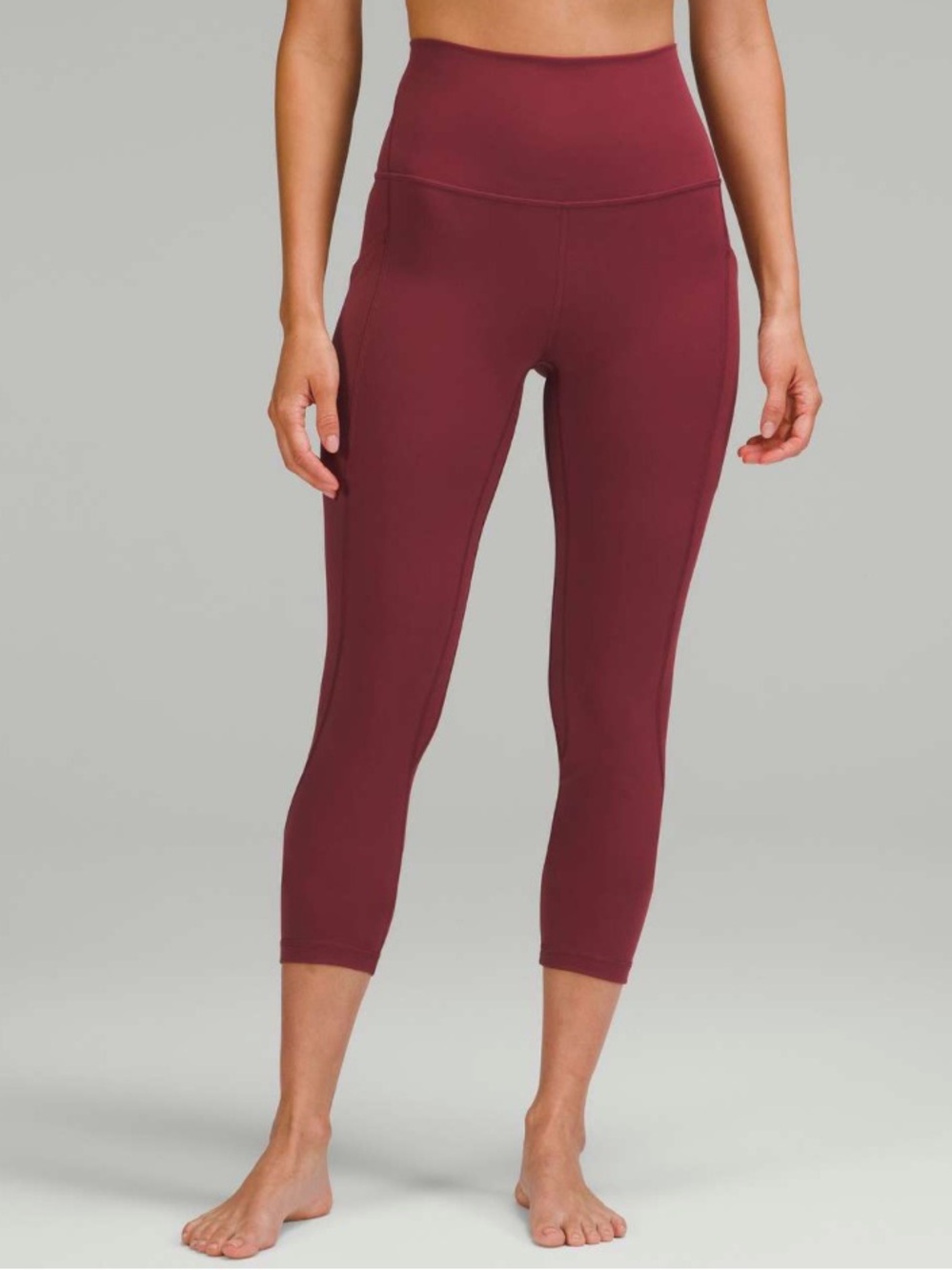 Lululemon Align High Rise Crop Leggings with Pockets